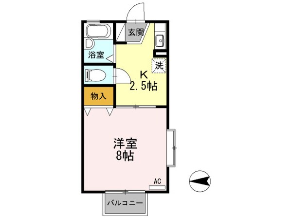 タウンコート参番館の物件間取画像